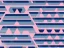 Placeholder: triangles technologie blue pink minimalist