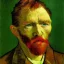 Placeholder: portrait of an old men Vincent van Gogh style