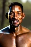 Placeholder: ein perfektes bild von will smith als neanderthaler,kopf portrait,realistic, indianer,gesichtsbemalung, perfect face, sharp focus, woods, kostüm, häuptling, federn,8k quality