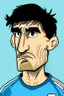 Placeholder: Alejandro Garnacho Argentine football player ,cartoon 2d