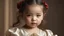 Placeholder: Beautiful baby toddler dancer, showing her head and upper body, Chinese, perfect eyes, perfect anatomy, exquisite composition, beautiful detailed intricate detailed octane render, 8k artistic photography, photorealistic, soft natural volumetric cinematic perfect light, chiaroscuro, award-winning photograph, masterpiece, raphael, caravaggio, bouguereau