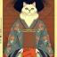 Placeholder: Ukiyo-e Style ,cats, with full details, full HD