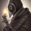 Placeholder: plague doctor, horror, hyperrealism, masterpiece, expert, 8K, dramatic lighting, sharp focus, dark, black