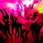 Placeholder: Creepy photo of new years eve rave cats dancing