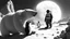 Placeholder: buster keaton as unstable polar growlar bear on the planet of Ceres, with some penguin astronauts