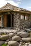 Placeholder: Eco-lodge made of stones