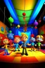 Placeholder: 3D Avatar Design, "Playful, Cute, Colorful, Animated, Quirky, " "Unity, " "Puppet theate, " "Bright and vibrant lighting, " "Overhead camera angle, " "Cartoon rendering, " "By David Rodriguez"