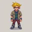 Placeholder: 2-d pixel crypto punk named kenn