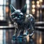 Placeholder: giger cat sculpture in murano glass,bokeh like f/0.8, tilt-shift lens 8k, high detail, smooth render, down-light, unreal engine,bokeh like f/0.8, tilt-shift lens 8k, high detail, smooth render, down-light, unreal engine