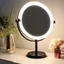 Placeholder: A bright makeup mirror with light