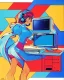Placeholder: Masterpiece, High Focus, Retro Computer, retro pc,