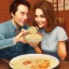 Placeholder: Me enjoying ramen with a happy Princess Kate in Tokyo