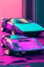 Placeholder: Vaporwave lamborghini miura