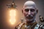 Placeholder: portrait of a bald and shaved Atul Bhardwaj building lego, steampunk, brown eyes, no facial hair, steampunk, unreal 5, octane render, cinema4d, dynamic lighting, soft lighting, 4k, redshift render, highly detailed, hyper realistic