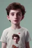 Placeholder: Timothee chalamet toddler, full body, jump, bokeh, hyper realistic