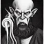 Placeholder: Nosferatu with a fleshy tentacle beard as a Russian Orthodox