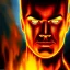 Placeholder: ultra detailed fullbody portrait of The Human Torch Marvel, extremely detailed digital painting, intrincate, extremely detailed face,crystal clear Big eyes, in the style of clyde caldwell, mystical colors , perfectly centered image, perfect composition, rim light, beautiful lighting, 8k, stunning scene, raytracing