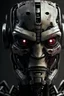 Placeholder: face of robot seen from the side with evil expression
