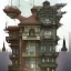 Placeholder: A whole city in a towe+modular house+house over house"+Beaux Arts architecture+palladio+detailed facades biopunk+Bueno Aires+turin+trieste+ +Book illustration by Gediminas Pranckevičius, Jean Baptiste Monge, Brian Kesinger, Anton fadeev, Kilian Eng, strong lines, high contrast vibrant colors, highly detailed, 16k resolution, trending on behance