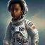 Placeholder: African American boy space explorer