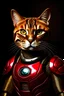 Placeholder: kedi portresi ama iron man gibi