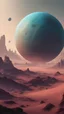 Placeholder: Reza Afshar style alien planet