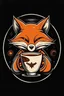 Placeholder: Coffeeshop Logo of a fox holding coffee