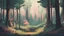 Placeholder: lofi imegen rewar and forest