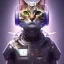 Placeholder: A beautiful portrait of a cute cyberpunk cat by sandra chevrier and, greg rutkowski and wlop, purple blue color scheme, high key lighting, volumetric light, digital art, highly detailed, fine detail, intricate, ornate, complex, octane render, unreal engine, photorealistic