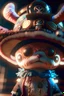 Placeholder: Tony Tony Chopper from One Piece, hyperrealistic, photorealistic,Cinematic lighting,Octane render, volumetric lighting, insane detail, sharp detail,