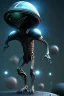 Placeholder: full length aliens clean art NFT, blender 3d