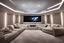 Placeholder: home cinema room with LED lighting in the walls make sure the room is completely symmetrical