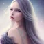 Placeholder: beautiful woman, fantasy, long black wavy hair, blue eyes, detailed portrait, realistic