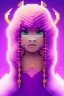 Placeholder: a portrait of a purple square face, Minecraft look, cute, farmer look, 2d, large pixel style