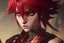 Placeholder: beautiful punk girl, hyper detailed, intricately detailed, illustration by <kilian eng> <Yoji Shinkawa>, darkred tones,