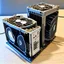 Placeholder: ASIC bitcoin miner and ASIC mining farm. Bitcoin