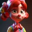 Placeholder: candy girl, stylized 3d. pixar, cartoon