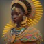 Placeholder: kente african bride model, full body, cinema 4d, octane render, high detail