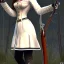 Placeholder: female line infantry, napoleonic victorian, flintlock musket, feminine corset boots, thighhigs miniskirt,