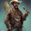 Placeholder: Insanely detailed photograph of an “portrait of a cowboy ” with intricate Sombrero, intricate embroidered charo, mustachioed clear face and hyperdetailed painting by Ismail Inceoglu Huang Guangjian and Dan Witz CGSociety ZBrush Central fantasy art album cover art,8K, hdr, romantic, mysterious, ominous, cigar smoke, jewelry, comfort, natural eyes,naked,tasteful