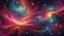 Placeholder: fabulous mystical outer space abstraction in bright colors