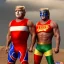 Placeholder: Realistic image of Donald trump wrestler, Mexican wrestling style, Mexican wrestling mask for eyes, red and blue breeches, glow us flag dress, single, suspenders, retro style, 80s, vibrant color, highly detailed, sky background, concept art, unreal engine 5, god rays, ray tracing, RTX, lumen lighting, ultra detail, volumetric lighting, 3d, finely drawn, high definition, high resolution.