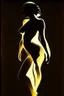 Placeholder: Gold silhouette of female body