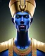 Placeholder: Illustrative sketch of Pharaoh Akhenaten, front view, ultra quality, hyper detailed, maximalist, 8k