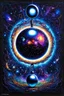 Placeholder: Cosmic Wrecking Ball; Neo-surrealistic Optical Art