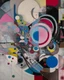 Placeholder: A grayish pink swirly laboratory painted by Wassily Kandinsky