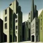 Placeholder: buildings, Kay Sage, Giorgio de Chirico,