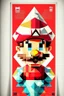 Placeholder: Geometric Mario poster