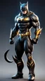 Placeholder: Cartoon art catman ultra quality full body