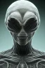 Placeholder: spider alien, head,8 eyes, evil, 8k, finely detailed, photo realistic, HR Giger style